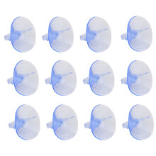 12pcs 45mm PVC Pull Ring Sucker for Fish Tank Glass