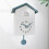 Cuckoo Clock with Bird Voice, Night Rest, Pendulum for Home White/Grey 1