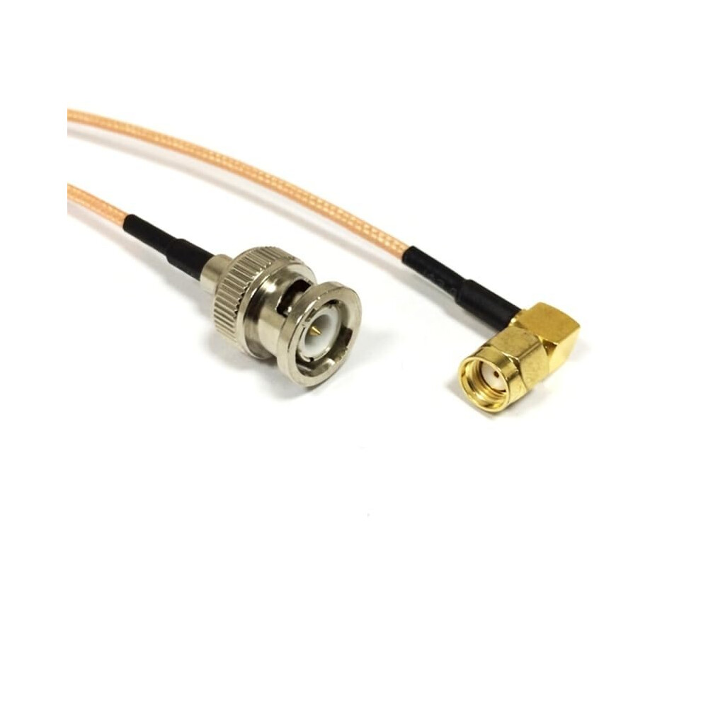 Rpsma Male To Bnc Female Bulkhead Pigtail Cable Adapter 30Cm Secure Signal Connection 9119770612397