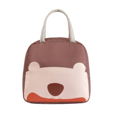Leuke unisex lunchtas met cartoonprint, draagbare isolatietas met warmte-isolatie, ideaal voor studenten en kantoorpersoneel.