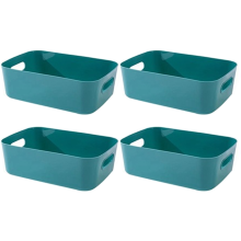 Plateau de rangement multifonctionnel, conteneur empilable en polypropylène de haute qualité pour tiroirs, étagères et placards de salle de jeux,