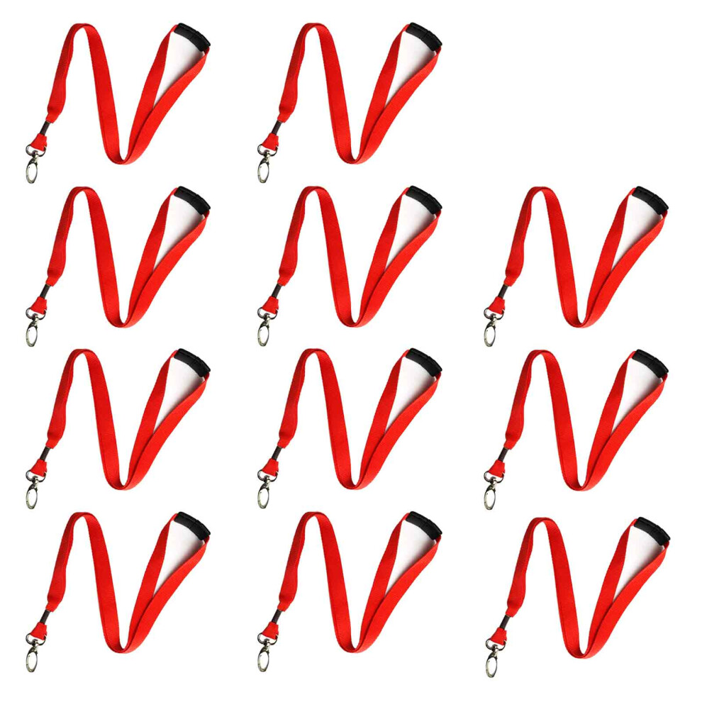 Lanyards With Badge Clip Swivel Hook, Durable Lightweight Comfortable To Wear Flat Lanyard, Breakaway Quick Release For Id Cards Name Badges Keys, Ide 9454554115269