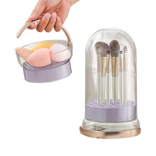 Vielseitiger Ständer für Make-up-Werkzeuge, schickes-Lila