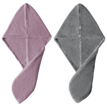 Turban de păr cu uscare eficientă, învelitoare ultra-moale din microfibră cu uscare rapidă, delicată cu părul și potrivită pentru