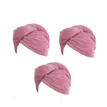 Haartrocknungstuch für alle Haartypen, Anti-Frizz-Mikrofaser-Haartuch, 3er-Pack