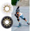 4 Pack Skateboard Wheels Replacement Skateboard Wheels for Inline Scooters and Roller Blades Black 70mm 5