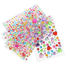 6 Vel Crystal Diamond Sticker Steen Acryl Applique Voor Kinderen