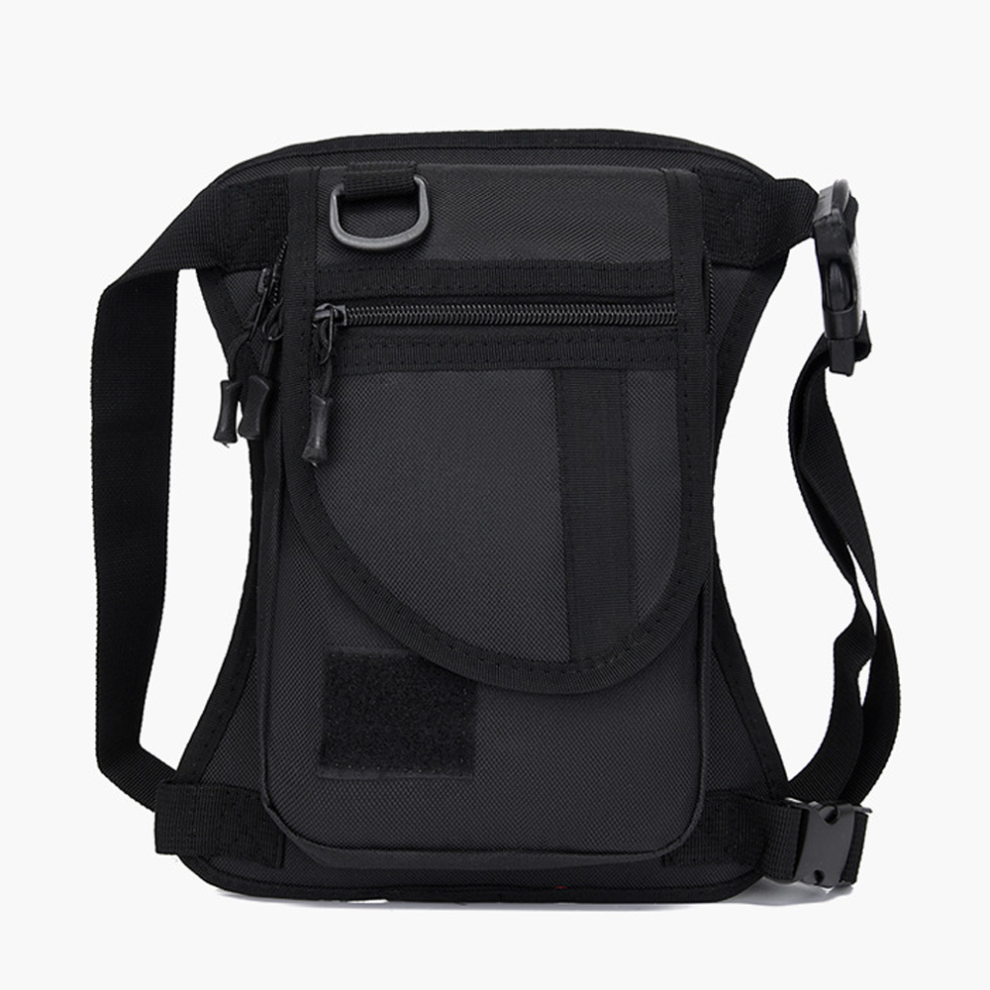 Multi-Pocket Design Thigh Pouch, Adjustable Strap Tactical Waist Bag with Durable Material, Waterproof Oxford Fabric Drop Leg Bag, Converts to Crossbo