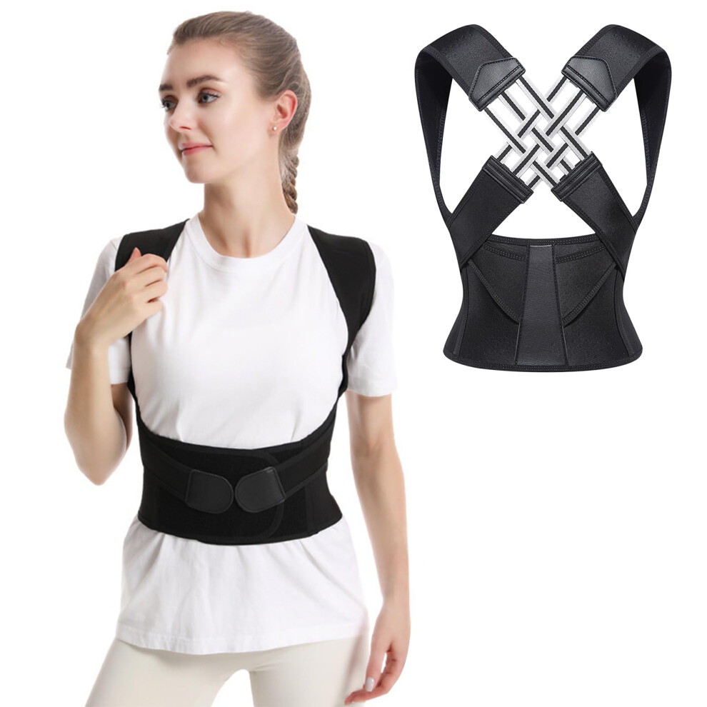 Posture Corrector, Orthopaedic Back Straightener, Adjustable Belt, Pain Relief