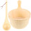 Circulation Improvement Sauna Bucket Beige 1 Set 1