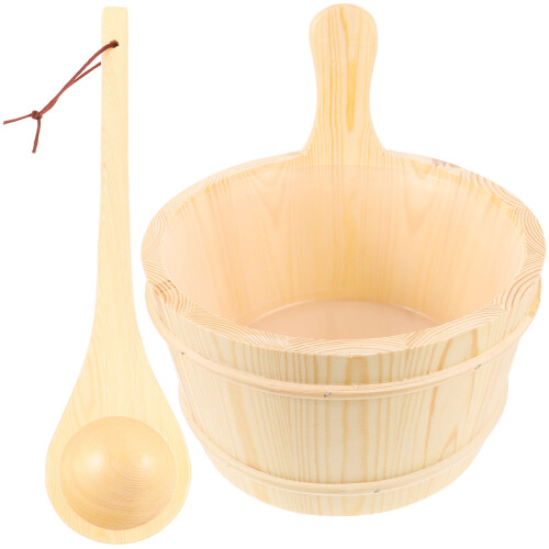 Circulation Improvement Sauna Bucket Beige 1 Set