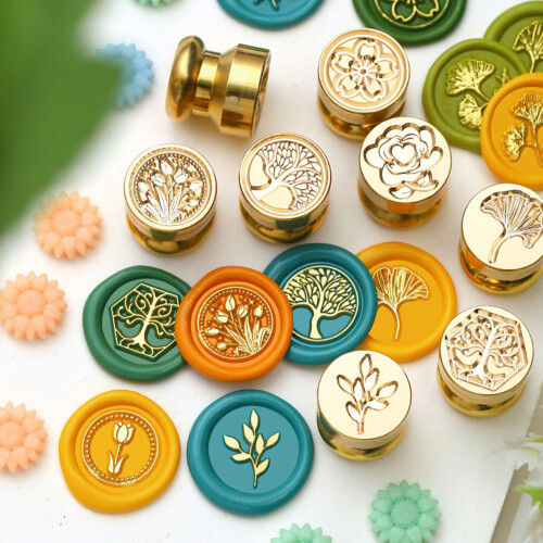 2Pcs Scrapbooking Theme Wax Stamp Head for-05 plus 06 2