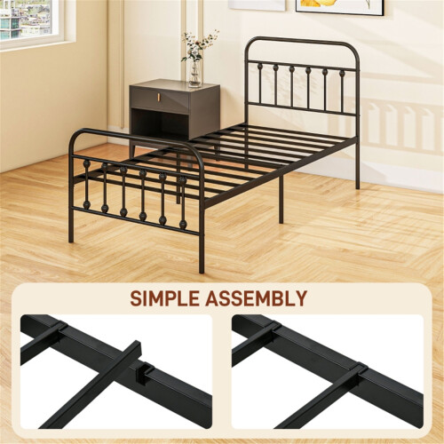 Single Metal Bed Frame 2