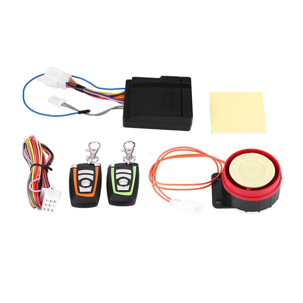 Motorcycle Alarm Security System With Remote Control Anti Theft Kit For Most Bikes 9339159940877