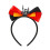 Carnivals Parties Bowknot Shape Headband Adult-Devils Claw 1