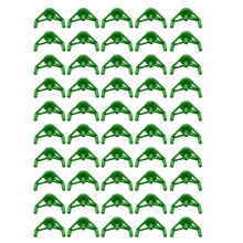 Cintreuses de branches de plantes réglables-50 pièces vert foncé