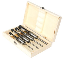 Brad Point Wood Drill Bit Set, Tile Drill Bits for Ceramic Porcelain, Masonry, Concrete, 6.4/8/9.5/12.7mm 4Pcs