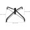 Christmas Tree Stand Black Iron Folding Base for 4 Ft Artificial Tree Small Space Holiday Decor 4