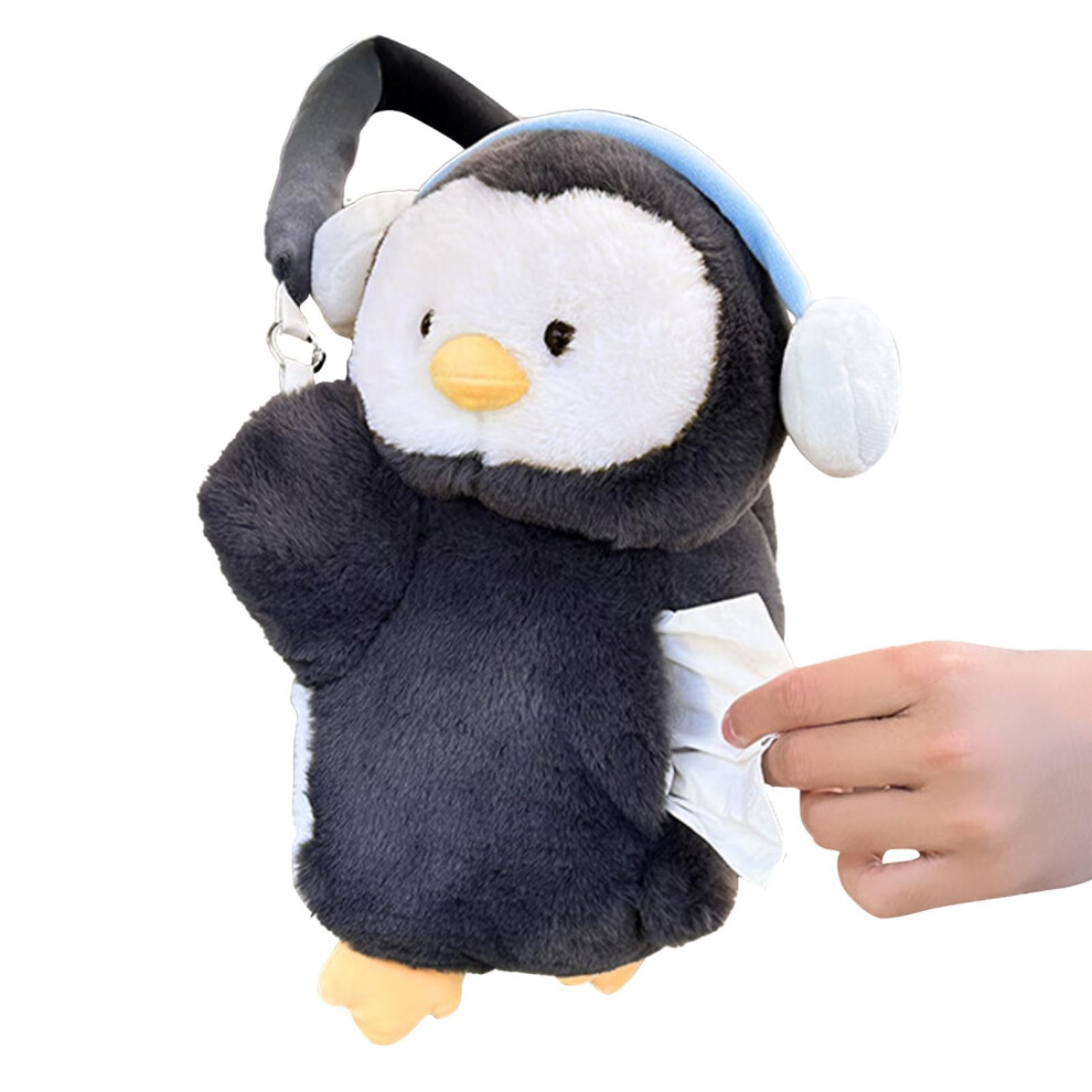 Car Tissue Holder Plush Cute Cartoon Design Hanging Organizer For Easy Seat Back Tissue Access 9001264810368
