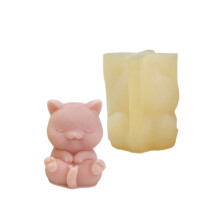 Animal Silicones Molds for Crafting- XQ881771 Kitten mold