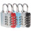 5Pcs Durable Alloy Luggage Lock 4 Dial Combination for Travel Security 1