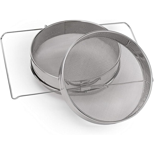 DoubleLayer Stainless Steel Honey Filter Double Screen Beekeeping Equipment Filter Beekeeping Equipment Ref: 8370 2