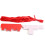 Scatole decorative rosse per dolcetti, ideali per matrimoni, compleanni e feste, con nastro e stile cinese. 1