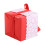 Scatole decorative rosse per dolcetti, ideali per matrimoni, compleanni e feste, con nastro e stile cinese. 5
