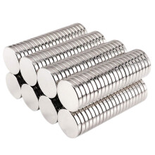 Conjunto de 60 mini ímãs redondos para geladeira, 6 mm x 3 mm, ímãs fortes de neodímio para quadro branco, casa, artesanato, fotos, ferramentas