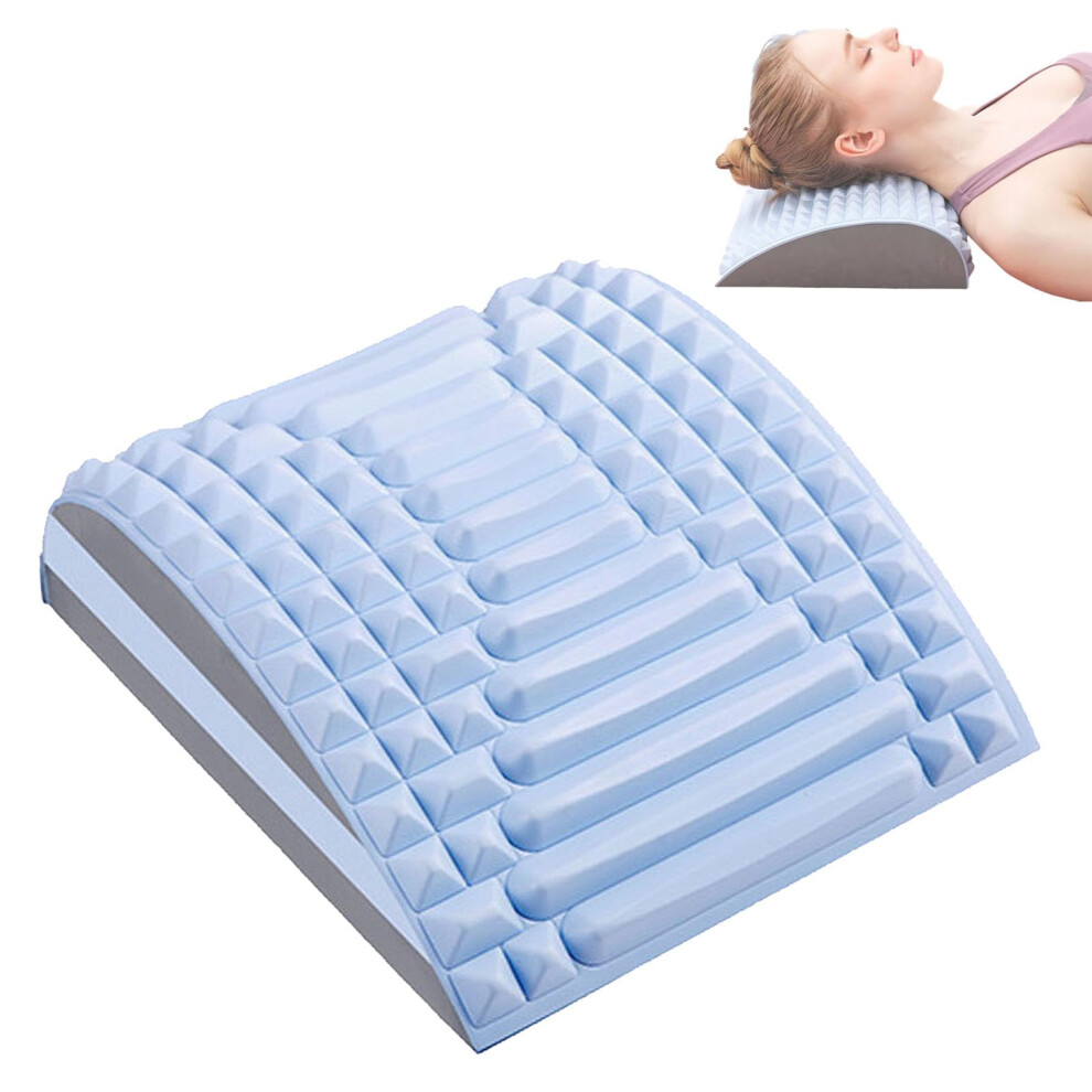 Neck and Back Stretcher, Neck Cracker for Relieving Lower Back Pain, Lumbar Spine Soothing Device for Intervertebral Disc Relief.