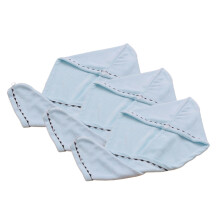 Turban de păr din microfibră, uscare rapidă, design cu nasturi și buclă elastică pentru utilizare sigură, prosop super ușor și confortabil