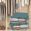 Storage Organizer, Versatile Bedding Storage & Save Space, Collapsible & Foldable Storage Box For Blankets, Clothes, 35L, Blue 4