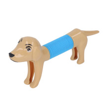 Popping Tube Fidget Toy Hundedesign Bunte flexible