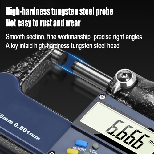 Digital Caliper Measuring Tool, 025mm/1m, definition LCD Display 1