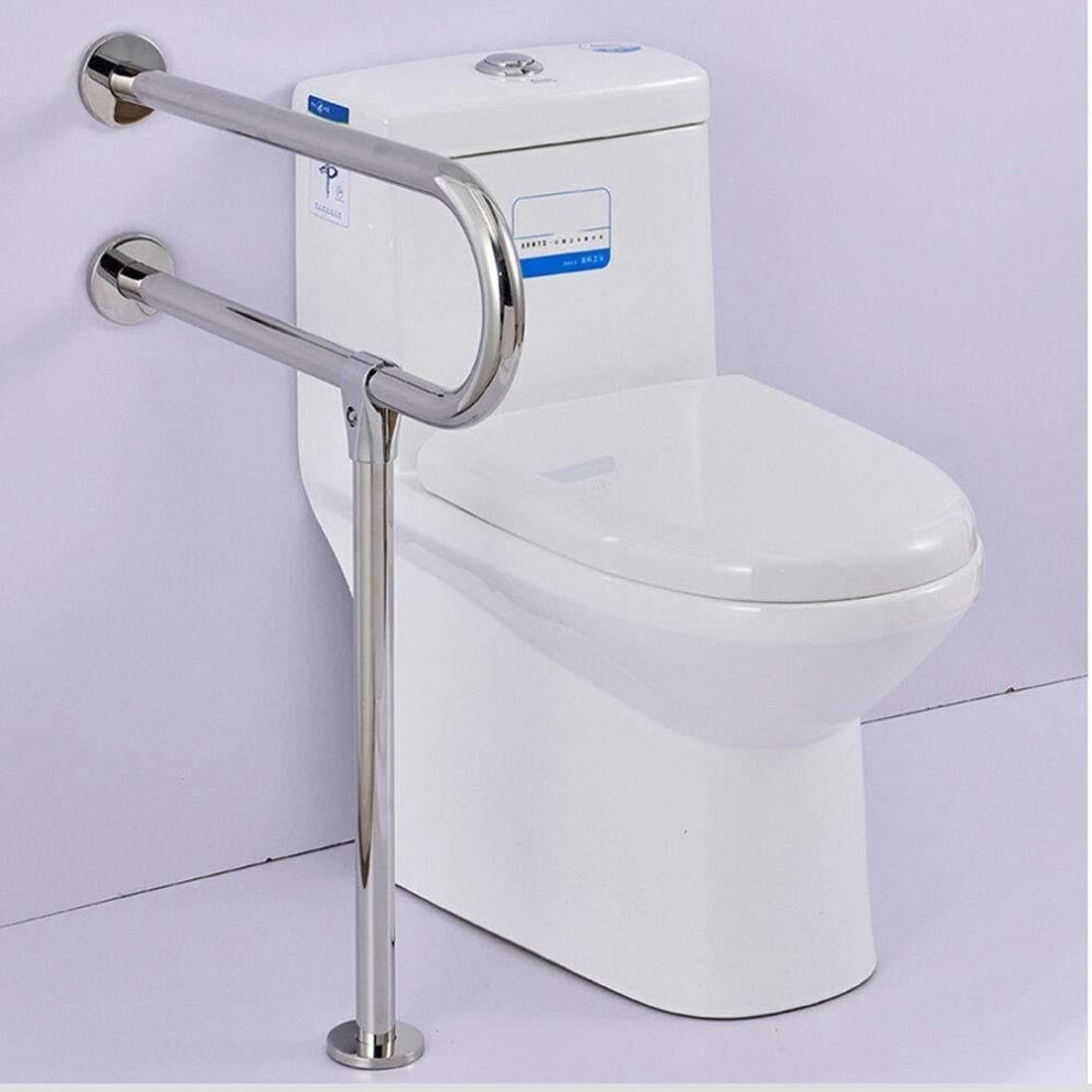 24Inch Stainless Steel Toilet Grab Bar, WallMounted Safety Rail for Elderly and Disabled