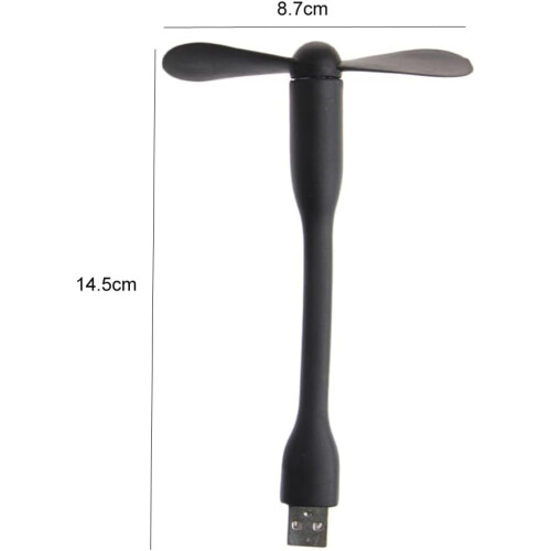 USB Fan Portable Ventilador Flexible Bendable Cooling Fan For USB Fan For Computer Ref: 4142 2