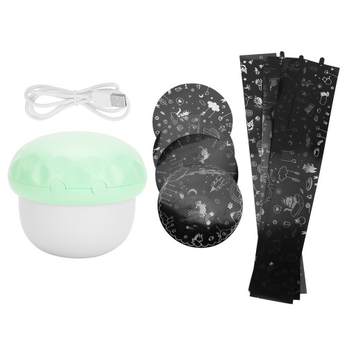Νυχτερινό φως Starry Sky για παιδιά: Περιστρεφόμενες ταινίες 360, Εφέ καθαρής