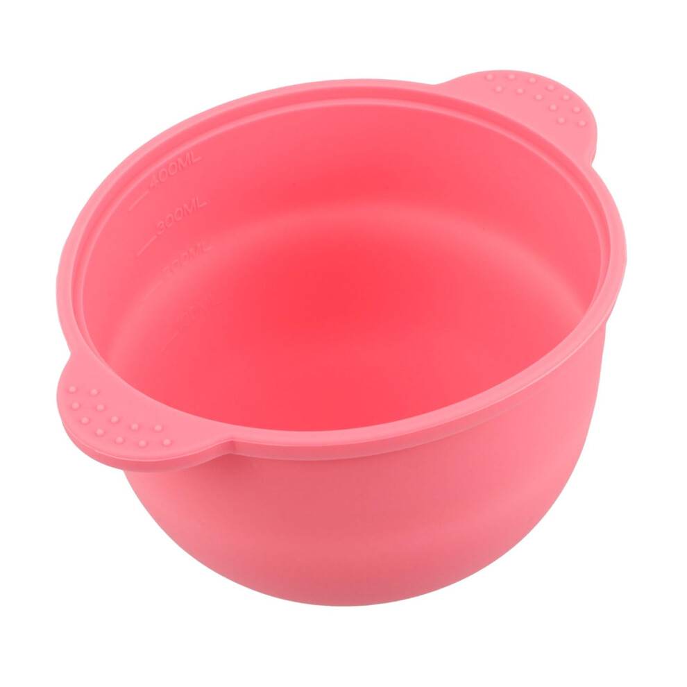 Silicone Waxing Bowl with Nonstick Interior, Reusable Facial Mask Mixing Bowl for Home and Salon