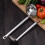 1Pc Durable Stainless Steel Kitchen Oil Filter Spoon with Long Handle 11