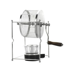 Manual Coffee Bean Roaster Mini Even Heating with Handle Home Kitchen Tool