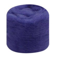 Wool for Needle Felting, Purple, HandDyed, Carded Sliver (12.50g)