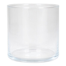 Candle Glass Cylinder Sanya Ocean, Clear, 10 cm, Diameter 10.1 cm Transparent Vase