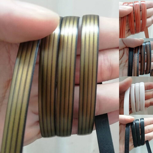 Flexible wicker  kit, 27.4 m, polyethylene material, suitable for multiple projects (golden color) 1