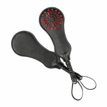 Black And Red Spanking Paddle Impact Toy Fetish Bondage Sex Whip Bdsm
