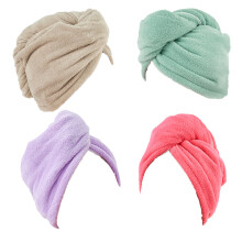 Prosop de păr din microfibră, turban absorbant cu uscare rapidă pentru femei și copii - Ultra moale și potrivit pentru călătorii (lungime