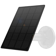 4W monokrystallinsk solpanel til trådløst udendørs sikkerhedskamera, kontinuerlig solenergi med genopladelig batteridrevet løsning, 360