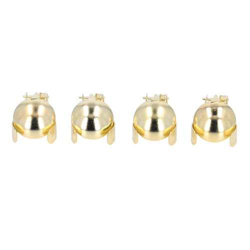 4pcs Automatic Candle Snuffer Set – Safe Wick Extinguisher for Home Décor and Romantic Use (Gold)