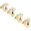 4pcs Automatic Candle Snuffer Set – Safe Wick Extinguisher for Home Décor and Romantic Use (Gold) 5