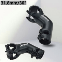 GANOPPER 30 Degree XC AM MTB Riser Tube Mountain Bike Handlebar Stem 31.8mm Road Bicycle Stem 60MM Bicicleta Cycling Angle Stem
