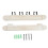 4 Pool Cue Rack, Billiard Stick Holder Wall Mount, Pool Table Rods Clip,Billiard Accessories 2